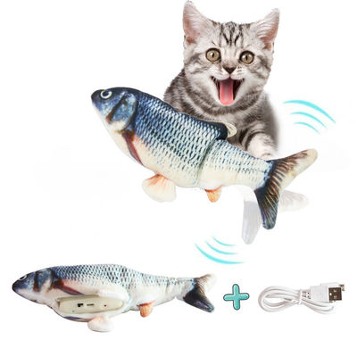 USB 충전 전기 시뮬레이션 펄럭이는 물고기 고양이 장난감 Hallupets 자체 재생 고양이 장난감