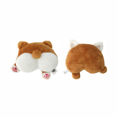 Corgi 엉덩이 모양 개 애완 동물 장난감 부드러운 봉제 개 삐걱 ​​거리는 장난감 37g