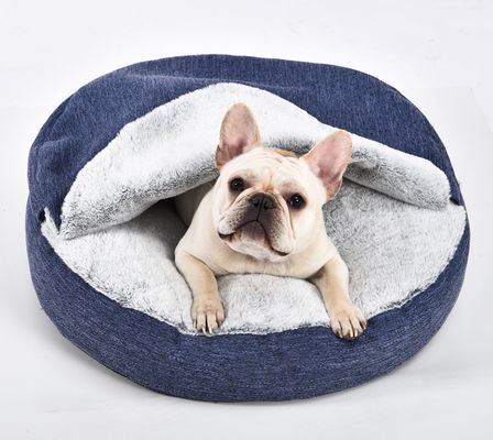 안티 불안 개 침대 프리미엄 봉제 둥지 Snuggler 빨 비 슬립 바닥 애완 동물 진정 침대