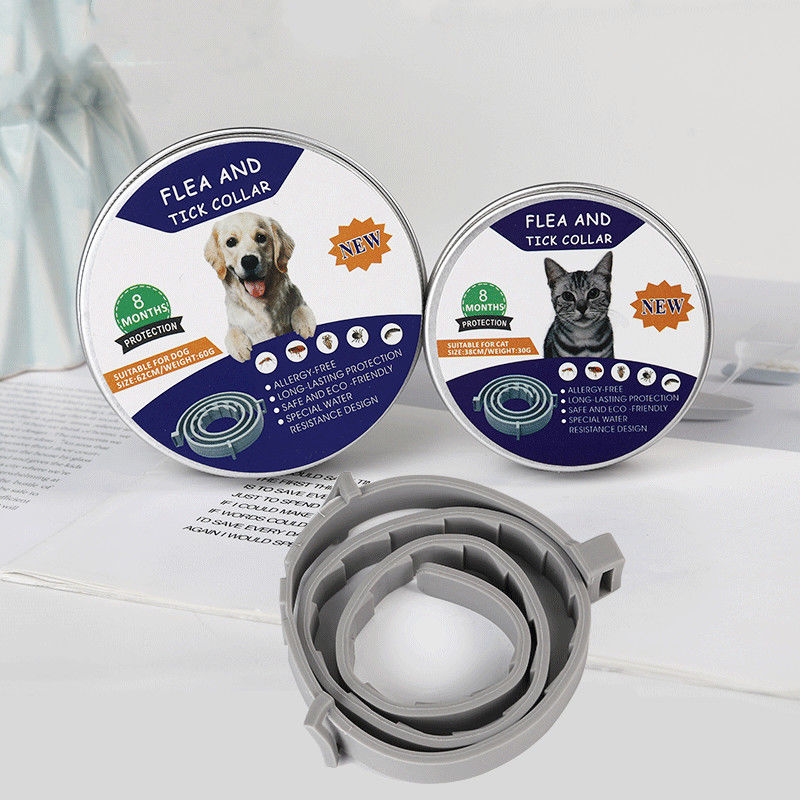 Hallupets 애완 동물 손질 도구 강아지 8 개월 고양이를 위한 조정 가능한 벼룩 및 진드기 고리