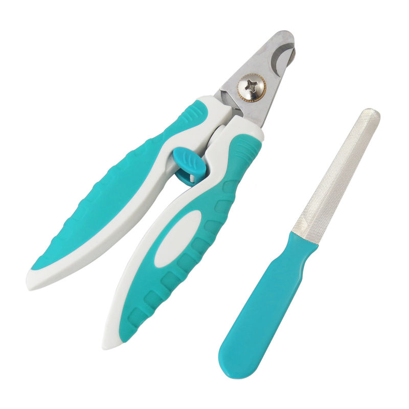 Hallupets 애완 동물 미용 도구 애완 동물 손톱 가위 청소 트리머 파일 고양이 개를위한 14cm