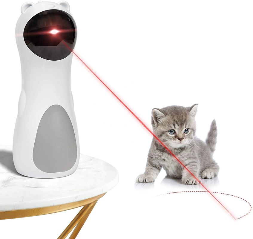 고양이 USB 충전 자동 레이저 포인터 고양이 장난감을위한 대화 형 자동 고양이 레이저 장난감