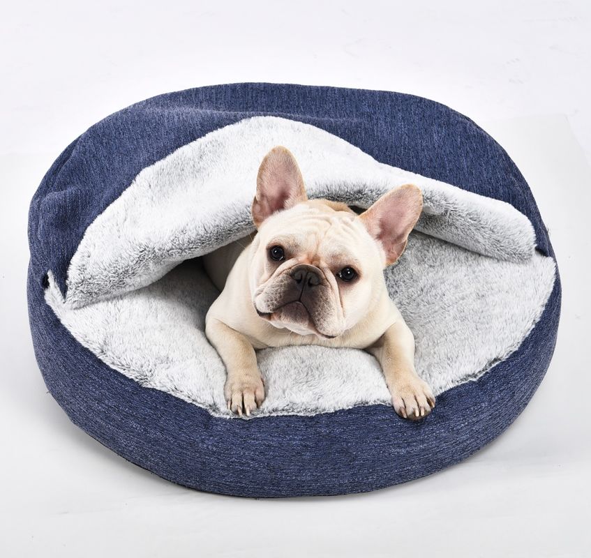 안티 불안 개 침대 프리미엄 봉제 둥지 Snuggler 빨 비 슬립 바닥 애완 동물 진정 침대