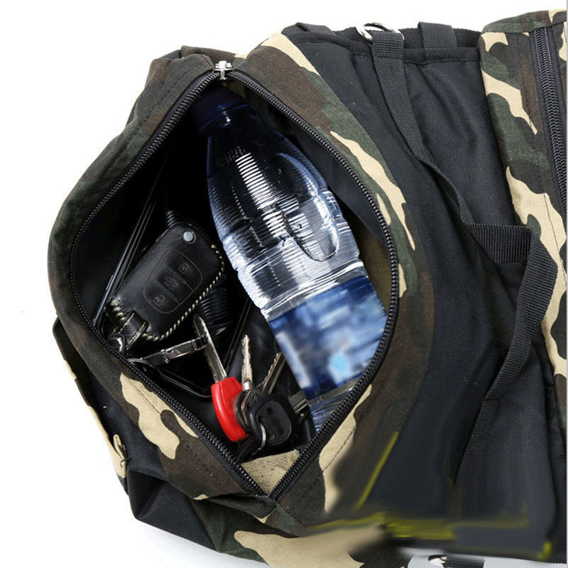 큰 개를 위한 조정가능한 Camo 개 각자 책가방 마구 부대 사냥개 책가방