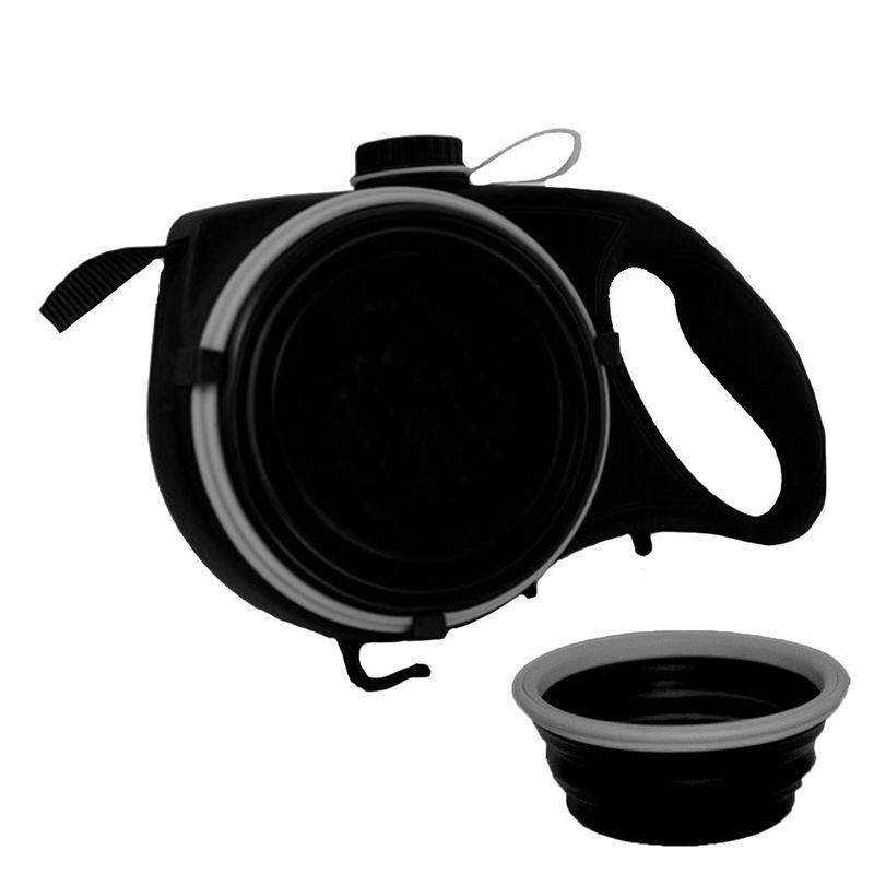 SEDEX 개 여행 물병 그릇 디자이너 올인원 개 가죽 끈