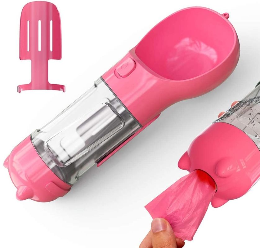 자물쇠 단추를 가진 1개의 개 물병 마시는 그릇 휴대용에 대하여 300ML 여행 2