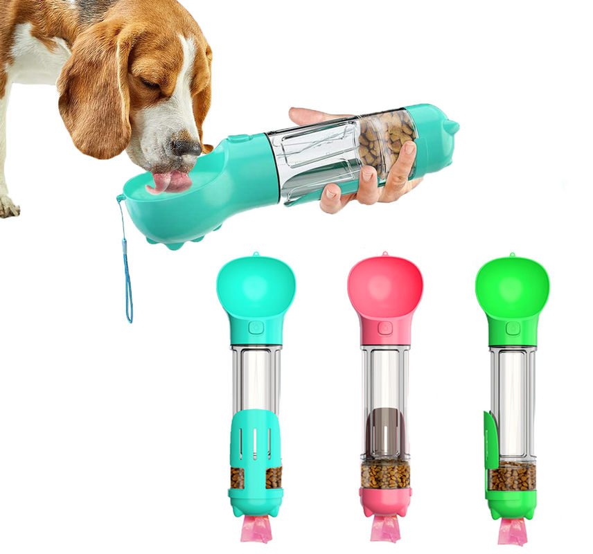 Hallupets 결합 컵을 마시고 먹기를 위한 1에 대하여 휴대용 개 물병 누출 증거 4