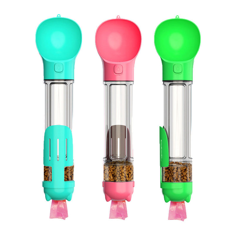 Hallupets 결합 컵을 마시고 먹기를 위한 1에 대하여 휴대용 개 물병 누출 증거 4