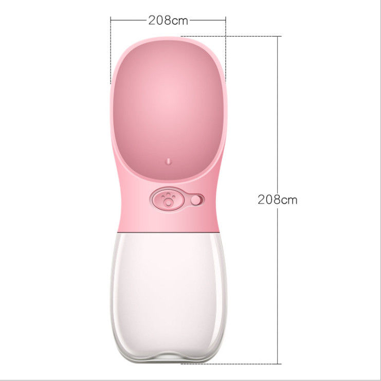 걷기를 위한 12-20OZ 음료 컵 휴대용 접이식 개 물병