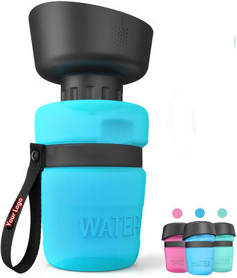 18 온스 접이식 애완 동물 쥐어 짜기 개 물병 여행 BPA 무료